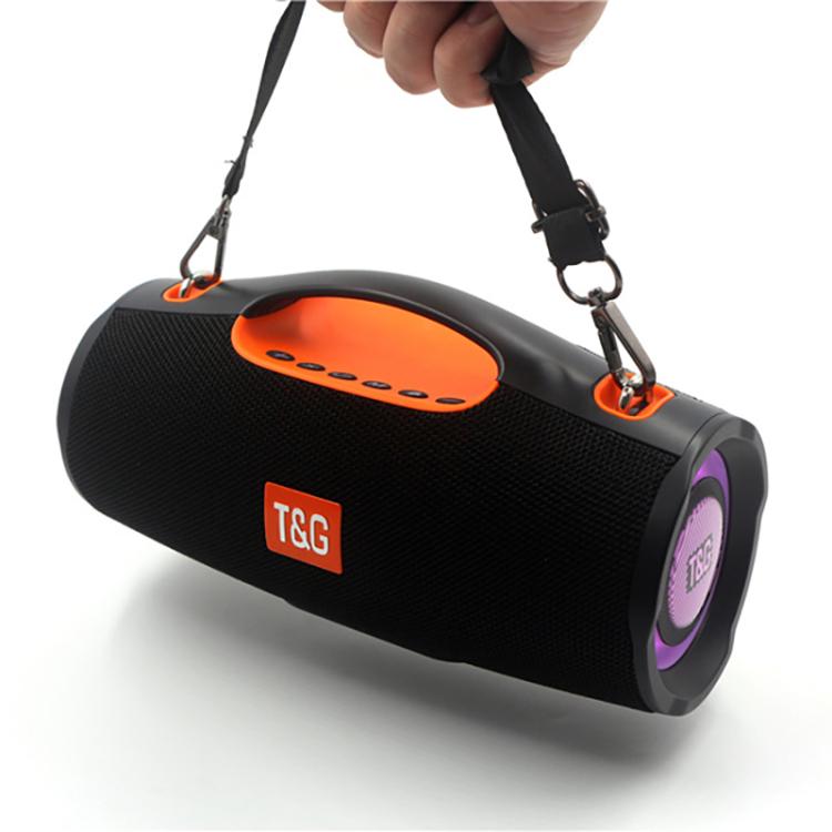 T&G TG437 20W Portable TWS Subwoofer Bluetooth Speaker(Black) - Desktop Speaker by T&G | Online Shopping UK | buy2fix