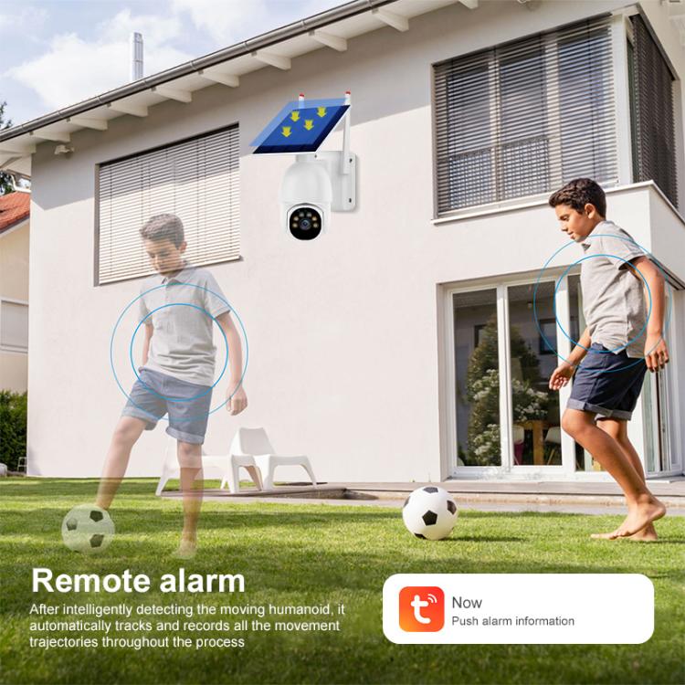 1080P Outdoor Low Power Solar Panel HD WiFi Surveillance Camera, without Battery(White) - Wireless Camera by buy2fix | Online Shopping UK | buy2fix