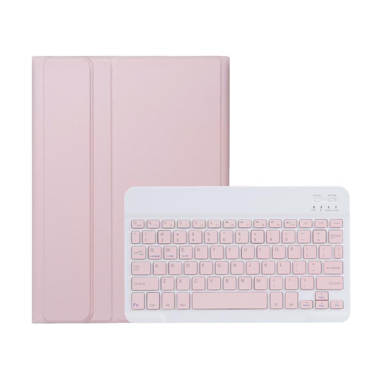 For Honor Pad V9 AH27 Ultra-thin Detachable Bluetooth Keyboard Leather Tablet Case(Pink White) - Huawei Keyboard by buy2fix | Online Shopping UK | buy2fix