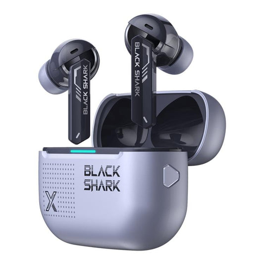 Xiaomi BlackShark JoyBuds Plus Esports Version BT5.4 ENC Noise Reduction Wireless Earphone(Silver) - Bluetooth Earphone by Xiaomi | Online Shopping UK | buy2fix