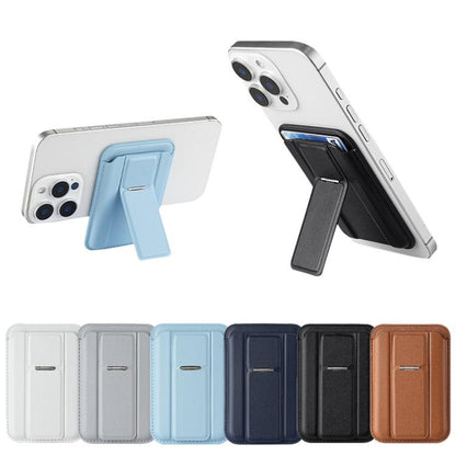 Large Capacity MagSafe Card Bag with Holder(Light Blue) - Adhesive Card Holders by buy2fix | Online Shopping UK | buy2fix