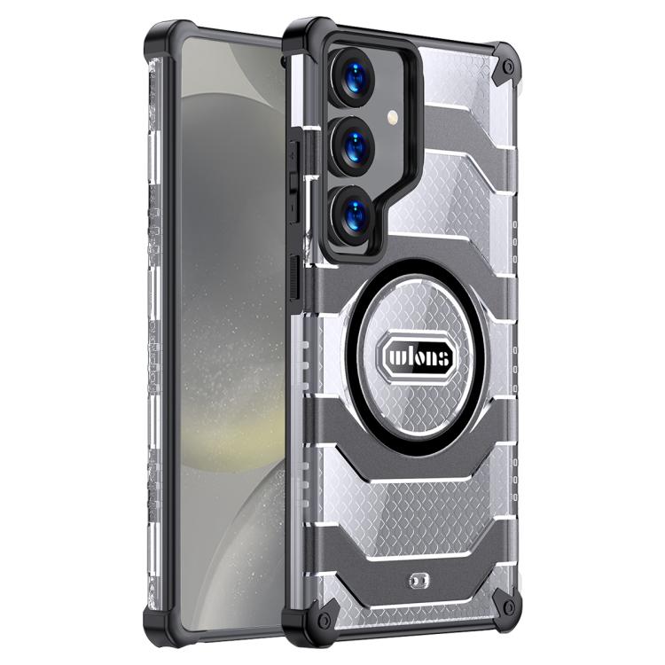 For Samsung Galaxy S24 5G wlons Explorer Series PC Hybrid TPU MagSafe Magnetic Case(Black) - Galaxy S24 5G Cases by wlons | Online Shopping UK | buy2fix