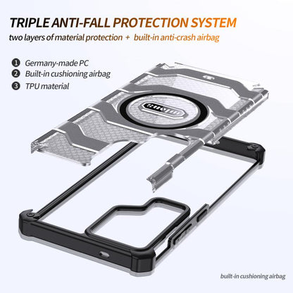 For Samsung Galaxy S24 5G wlons Explorer Series PC Hybrid TPU MagSafe Magnetic Case(Grey) - Galaxy S24 5G Cases by wlons | Online Shopping UK | buy2fix