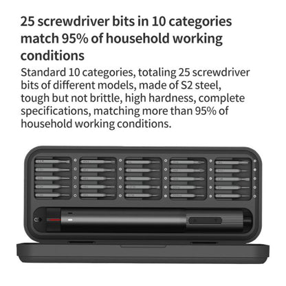 Original Xiaomi Youpin DUKA E2 Electric Screwdriver Set(Black) - Tool Kits by Xiaomi | Online Shopping UK | buy2fix