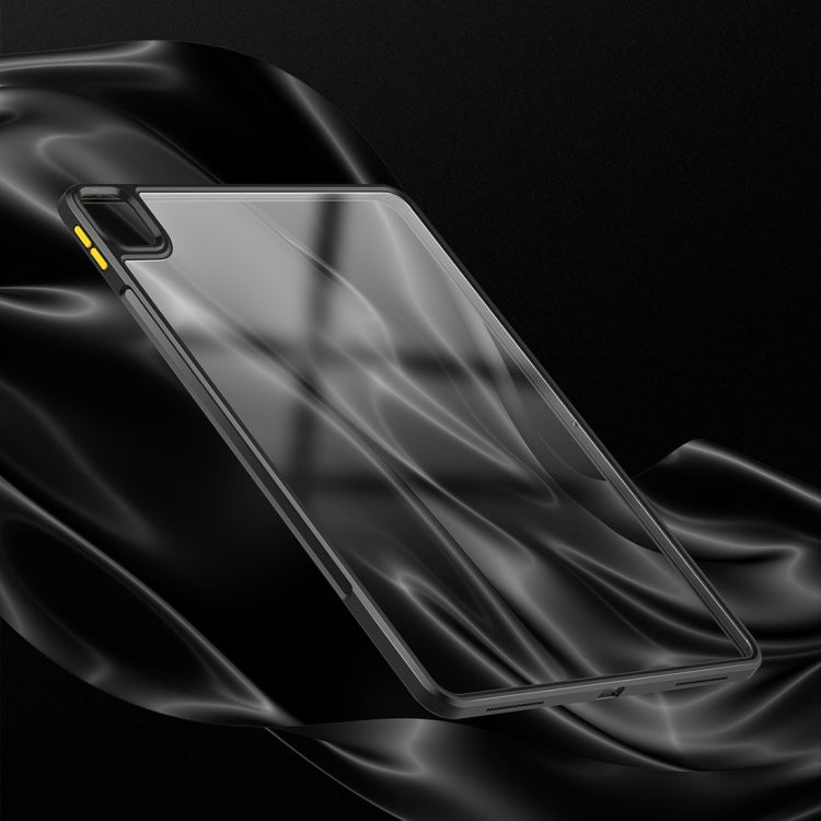 For iPad Pro 11 2022 / 2021 / 2020 TPU + PC Anti-fall Transparent Protective Tablet Case(Black) - iPad Pro 11 (2022/2021) Cases by buy2fix | Online Shopping UK | buy2fix