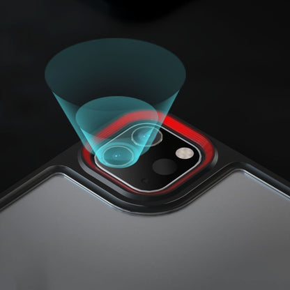 For iPad Pro 11 2022 / 2021 / 2020 TPU + PC Anti-fall Transparent Protective Tablet Case(Black) - iPad Pro 11 (2022/2021) Cases by buy2fix | Online Shopping UK | buy2fix