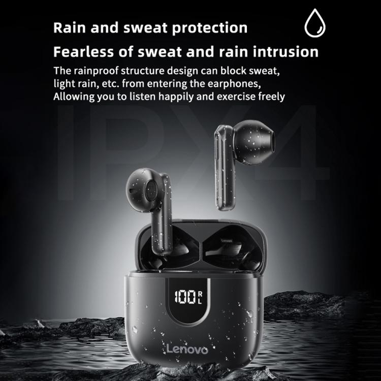 Original Lenovo EA120 Simple Semi-In-Ear True Wireless Bluetooth Earphones(Rock White) - TWS Earphone by Lenovo | Online Shopping UK | buy2fix