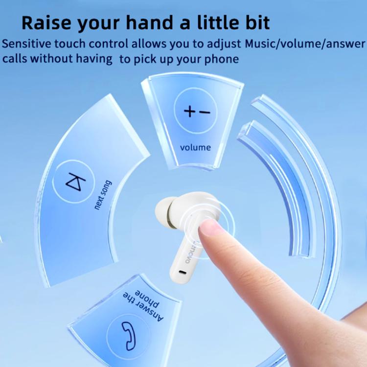 Original Lenovo EA210 Simple In-Ear True Wireless Bluetooth Earphones(White) - TWS Earphone by Lenovo | Online Shopping UK | buy2fix