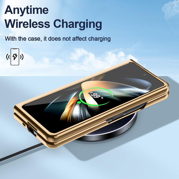 For Samsung Galaxy Z Fold4 VIETAO Dream Series Metal Ring Leather Phone Case(Purple) - Galaxy Z Fold4 5G Cases by VIETAO | Online Shopping UK | buy2fix