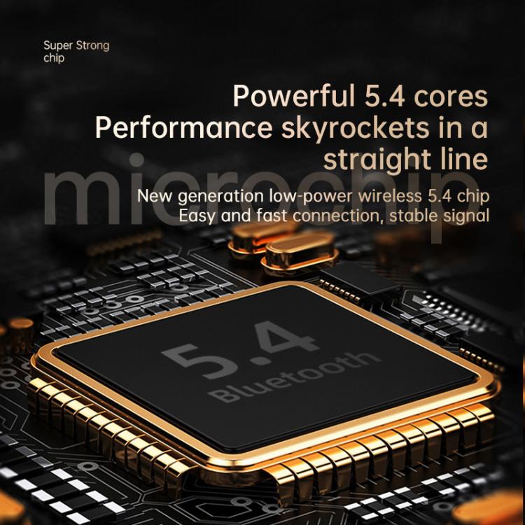 Original Lenovo EA305 Ear-mounted Digital Display True Wireless Bluetooth Earphones(Black) - TWS Earphone by Lenovo | Online Shopping UK | buy2fix