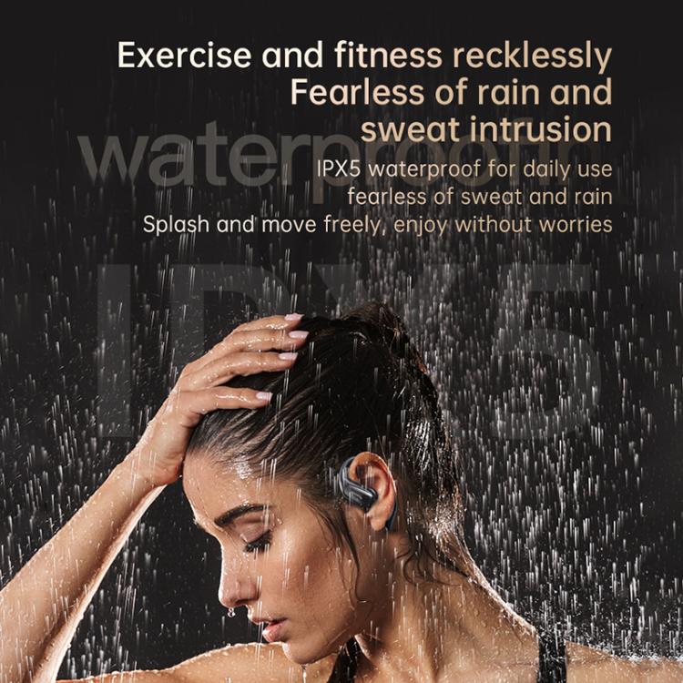 Original Lenovo EA305 Ear-mounted Digital Display True Wireless Bluetooth Earphones(Black) - TWS Earphone by Lenovo | Online Shopping UK | buy2fix