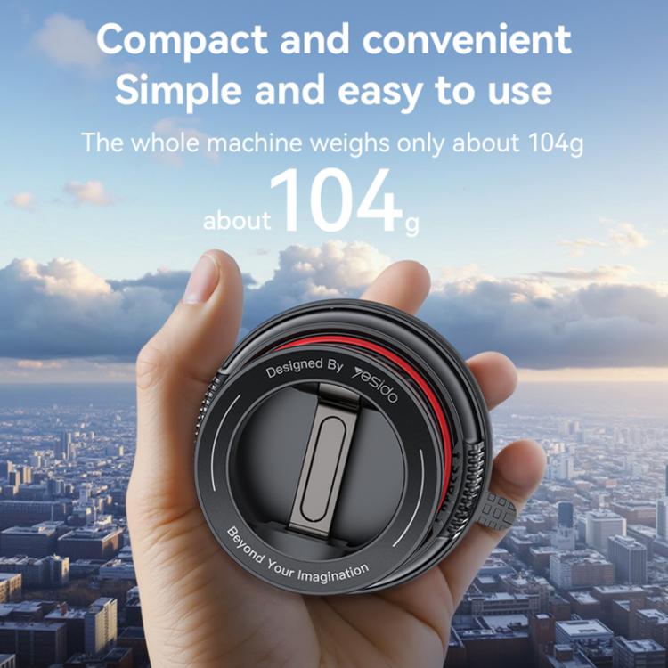 Yesido C219 Suction Cup Car MagSafe Magnetic Mobile Phone Holder(Black) by Yesido