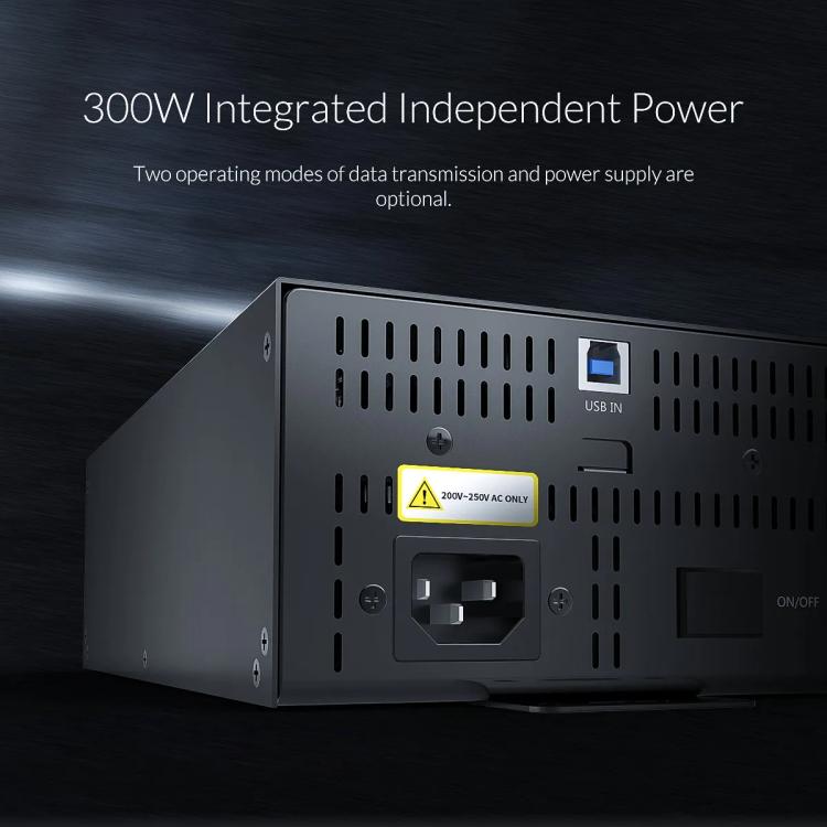 ORICO IH30P Industrial Grade 30 Ports USB 2.0 Hub, Plug:EU Plug(Black) - USB 2.0 HUB by ORICO | Online Shopping UK | buy2fix