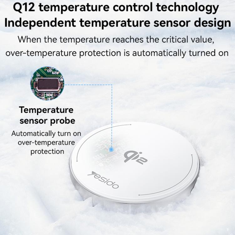 Yesido DS24 15W QI2.0 Desktop Magnetic Fast Charging Wireless Charger(White) - Wireless Charger by Yesido | Online Shopping UK | buy2fix