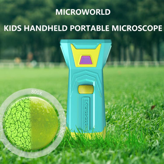 X1 3 inch HD Screen 800X Magnification Kids Microscope(Green) - Digital Microscope by buy2fix | Online Shopping UK | buy2fix