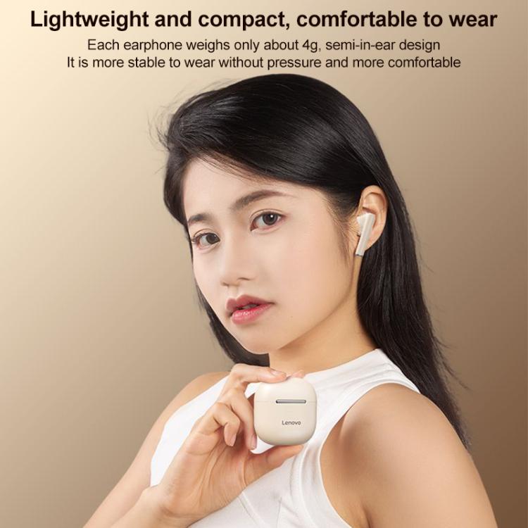 Original Lenovo TC3301 Wireless Bluetooth 5.3 Earphones(White) - Bluetooth Earphone by Lenovo | Online Shopping UK | buy2fix