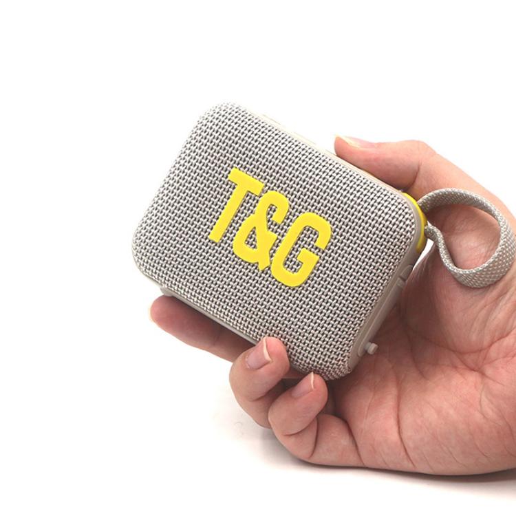 T&G TG445 Portable Stereo Subwoofer Bass RGB Light Wireless TWS BT Speaker(Grey) - Desktop Speaker by T&G | Online Shopping UK | buy2fix