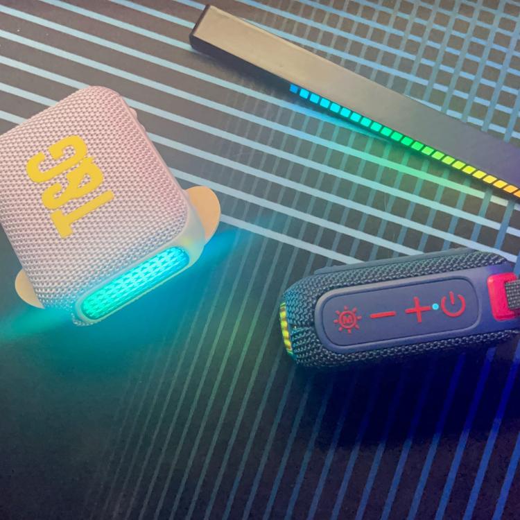 T&G TG445 Portable Stereo Subwoofer Bass RGB Light Wireless TWS BT Speaker(Navy Blue) - Desktop Speaker by T&G | Online Shopping UK | buy2fix