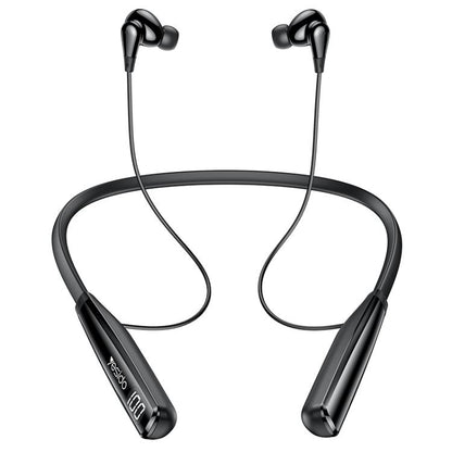 Yesido YSP22 Digital Display Magnetic Neckband Bluetooth Earphone(Black) - Neck-mounted Earphone by Yesido | Online Shopping UK | buy2fix