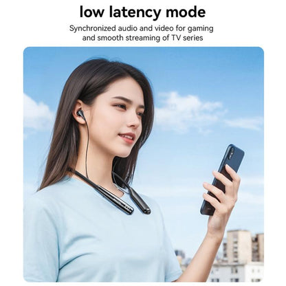 Yesido YSP22 Digital Display Magnetic Neckband Bluetooth Earphone(Black) - Neck-mounted Earphone by Yesido | Online Shopping UK | buy2fix