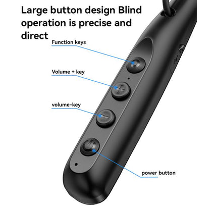 Yesido YSP22 Digital Display Magnetic Neckband Bluetooth Earphone(Black) - Neck-mounted Earphone by Yesido | Online Shopping UK | buy2fix