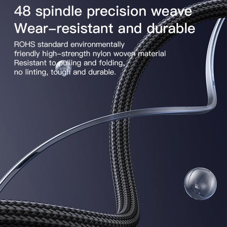 Yesido CA130C 18W 3A USB to USB-C / Type-C Charging Data Cable, Length: 2m(Black) - USB-C & Type-C Cable by Yesido | Online Shopping UK | buy2fix
