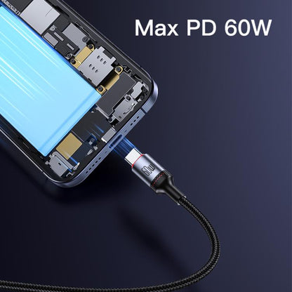 Yesido CA181 PD60W 3A USB-C / Type-C to USB-C / Type-C Charging Data Cable, Length: 1.2m(Black) - USB-C & Type-C Cable by Yesido | Online Shopping UK | buy2fix