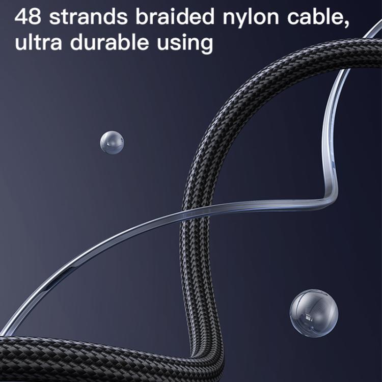 Yesido CA181 PD60W 3A USB-C / Type-C to USB-C / Type-C Charging Data Cable, Length: 1.2m(Black) - USB-C & Type-C Cable by Yesido | Online Shopping UK | buy2fix
