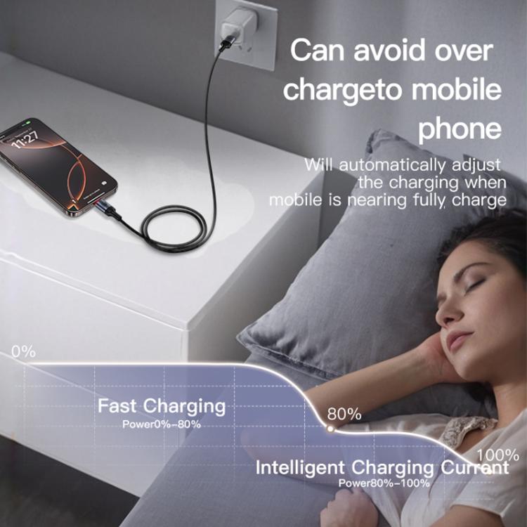 Yesido CA183 PD60W 3A USB-C / Type-C to USB-C / Type-C Charging Data Cable, Length: 2m(Black) - USB-C & Type-C Cable by Yesido | Online Shopping UK | buy2fix