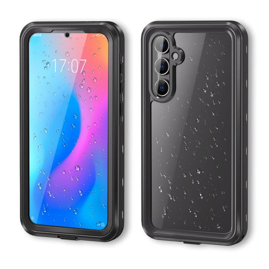 For Samsung Galaxy A55 5G RedPepper 360 Full Body Rugged IP68 Waterproof Phone Case(Black)