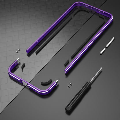 For Huawei Honor 30 Aluminum Alloy Shockproof Protective Bumper Frame(Black) - Honor Cases by buy2fix | Online Shopping UK | buy2fix