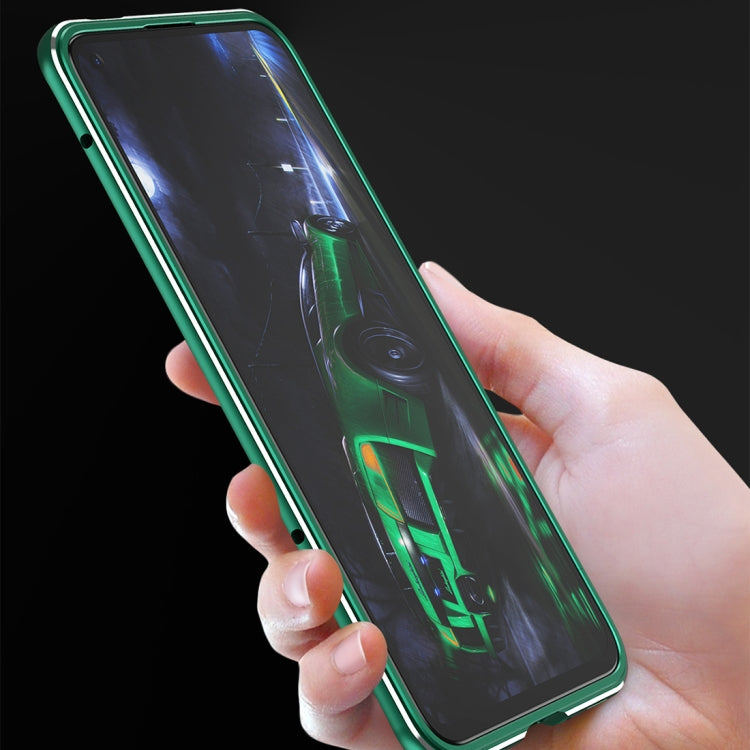 For Huawei Honor 30 Aluminum Alloy Shockproof Protective Bumper Frame(Green) - Honor Cases by buy2fix | Online Shopping UK | buy2fix