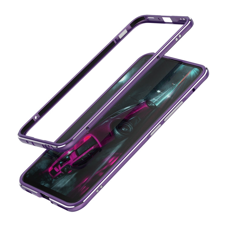 For Huawei Honor 30S Aluminum Alloy Shockproof Protective Bumper Frame(Purple) - Honor Cases by buy2fix | Online Shopping UK | buy2fix