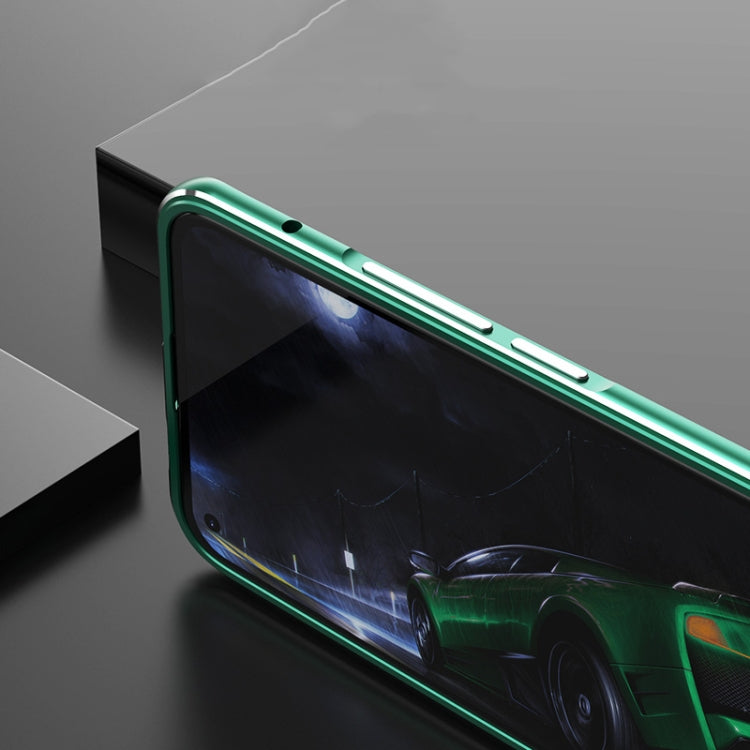 For Huawei Honor 30S Aluminum Alloy Shockproof Protective Bumper Frame(Green) - Honor Cases by buy2fix | Online Shopping UK | buy2fix