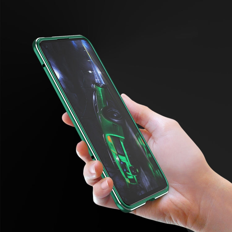 For Huawei Honor 30S Aluminum Alloy Shockproof Protective Bumper Frame(Green) - Honor Cases by buy2fix | Online Shopping UK | buy2fix