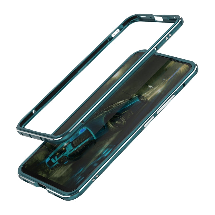 For Huawei Nova 7 Aluminum Alloy Shockproof Protective Bumper Frame(Green) - Huawei Cases by buy2fix | Online Shopping UK | buy2fix