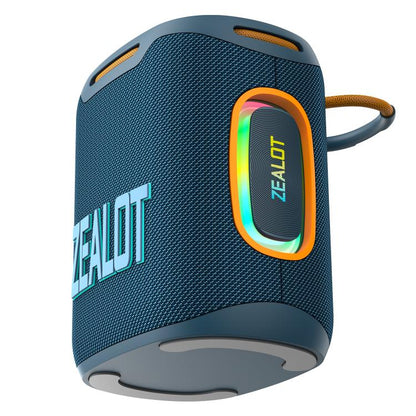 Zealot S122 25W High Power IPX6 Waterproof Outdoor RGB Light Bluetooth Speaker(Blue Cyan) - Desktop Speaker by ZEALOT | Online Shopping UK | buy2fix