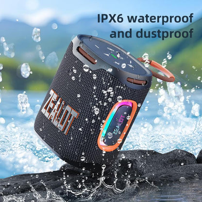 Zealot S122 25W High Power IPX6 Waterproof Outdoor RGB Light Bluetooth Speaker(Camouflage Green) - Desktop Speaker by ZEALOT | Online Shopping UK | buy2fix
