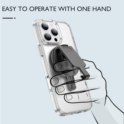 Magnetic Clip Phone Holder Belt Clip Bracket(Black) - Ring Holder by buy2fix | Online Shopping UK | buy2fix