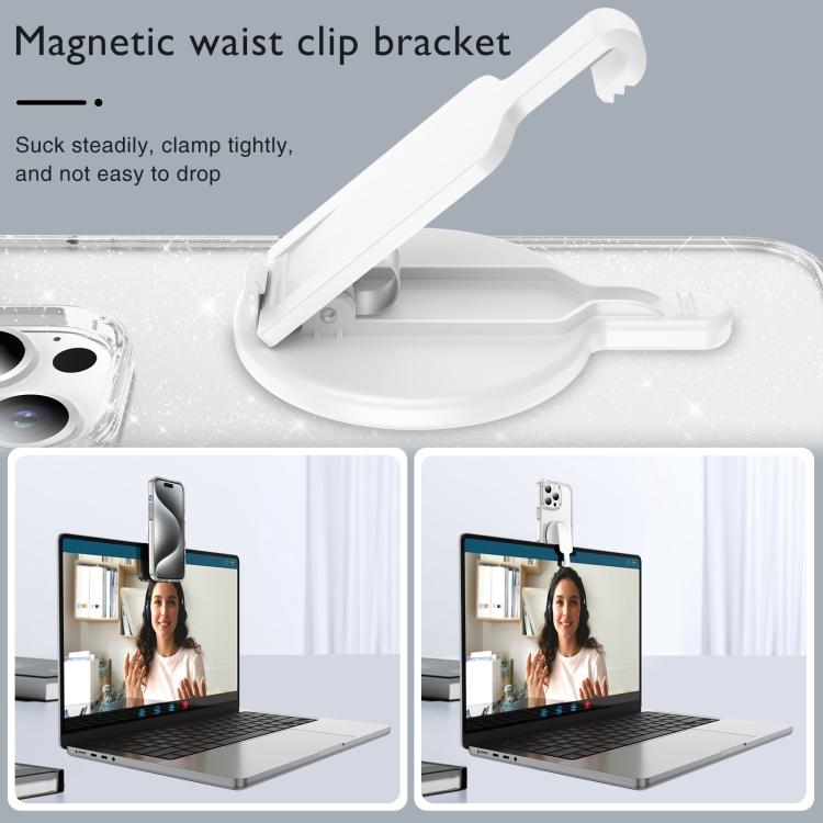 Magnetic Clip Phone Holder Belt Clip Bracket(Gold Plating) - Ring Holder by buy2fix | Online Shopping UK | buy2fix