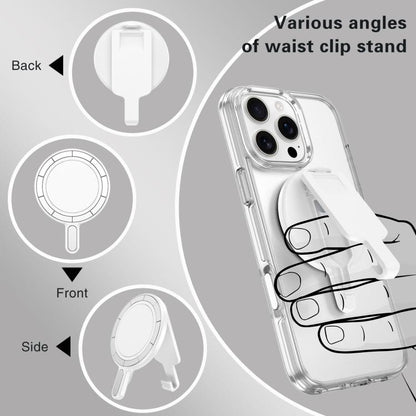 Magnetic Clip Phone Holder Belt Clip Bracket(Silver Plating) - Ring Holder by buy2fix | Online Shopping UK | buy2fix