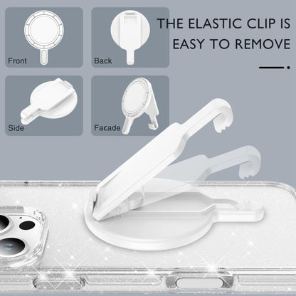 Magnetic Clip Phone Holder Belt Clip Bracket(Grey Plating) - Ring Holder by buy2fix | Online Shopping UK | buy2fix