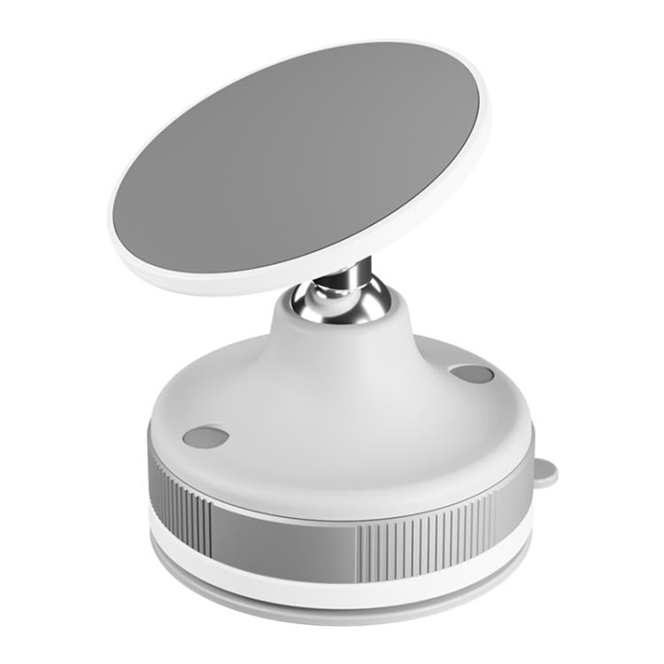 CTT29 Foldable Vacuum Magnetic Suction Cup Phone Holder(White) - Desktop Holder by buy2fix | Online Shopping UK | buy2fix