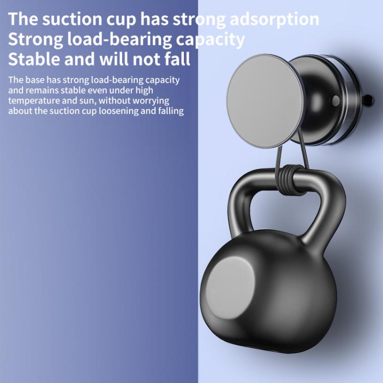 CTT29 Foldable Vacuum Magnetic Suction Cup Phone Holder(White) - Desktop Holder by buy2fix | Online Shopping UK | buy2fix