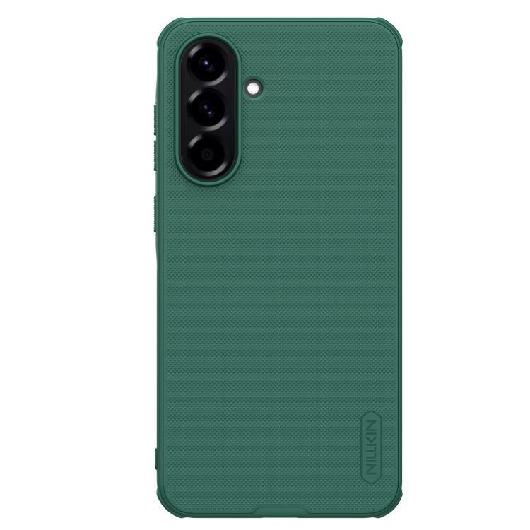 For Samsung Galaxy A56 5G NILLKIN Super Frosted Shield Pro PC + TPU Phone Case(Green) - Galaxy Phone Cases by NILLKIN | Online Shopping UK | buy2fix