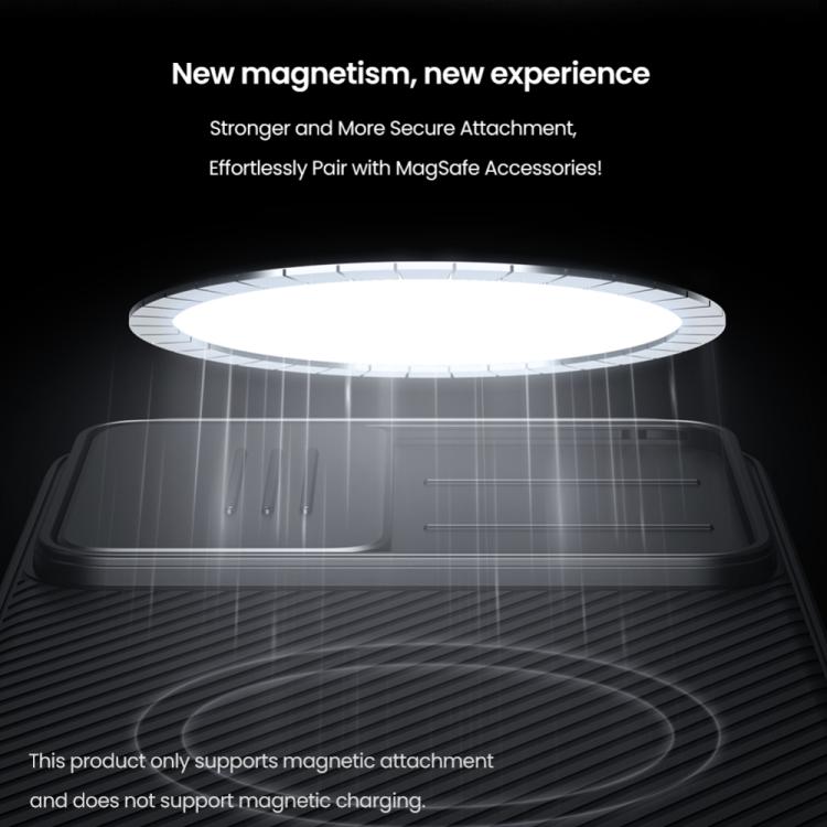 For Samsung Galaxy S25 5G NILLKIN CamShield Pro Magnetic PC Phone Case(Black) - Galaxy S25 5G Cases by NILLKIN | Online Shopping UK | buy2fix