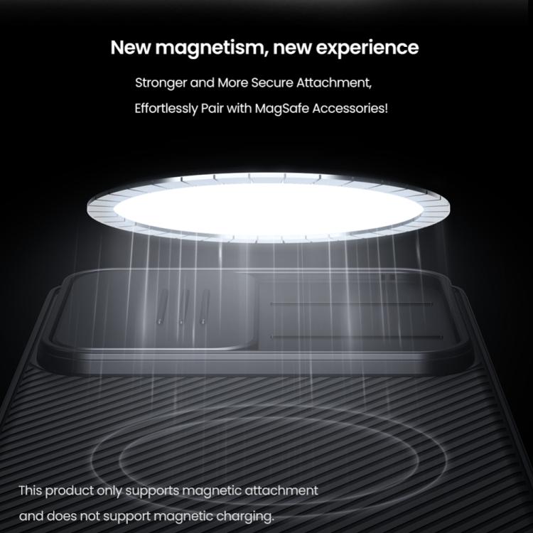 For Samsung Galaxy S25 Ultra 5G NILLKIN CamShield Pro Magnetic PC Phone Case(Black) - Galaxy S25 Ultra 5G Cases by NILLKIN | Online Shopping UK | buy2fix