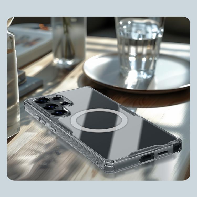 For Samsung Galaxy S25 Ultra 5G NILLKIN Ultra Clear Magsafe PC + TPU Phone Case(Transparent) - Galaxy S25 Ultra 5G Cases by NILLKIN | Online Shopping UK | buy2fix