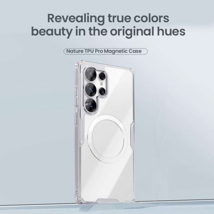 For Samsung Galaxy S25 Ultra 5G NILLKIN Ultra Clear Magsafe PC + TPU Phone Case(Transparent) - Galaxy S25 Ultra 5G Cases by NILLKIN | Online Shopping UK | buy2fix