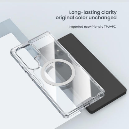 For Samsung Galaxy S25 Ultra 5G NILLKIN Ultra Clear Magsafe PC + TPU Phone Case(Transparent) - Galaxy S25 Ultra 5G Cases by NILLKIN | Online Shopping UK | buy2fix